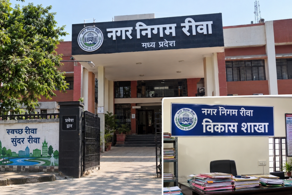 नगर निगम रीवा की विकास शाखा में संपत्तियों पर हेरफेर की आशंका, शासन ने बैठाई जांच…